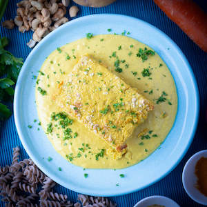 Top Sellers: Creamy Mac & Not Cheese Bake w Creamy Cashew Sauce