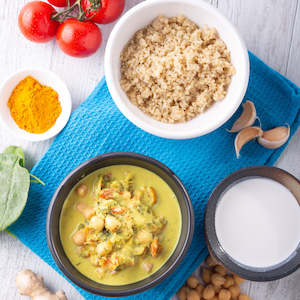 Top Sellers: Creamy Tuscan Coconut Chickpeas	w Brown Rice