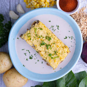 Top Sellers: Spinach & Corn Torte w Cashew Lemon Sauce