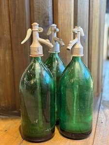 Revology Designs: French Antique Glass Soda Bottles | REVOLOGY
