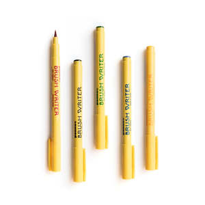 Brush Writer Pen Set Of 5 |PENCO
