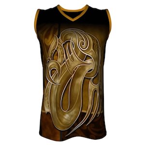 Fashion And Apparel: Basketball Singlet - Tangaroa