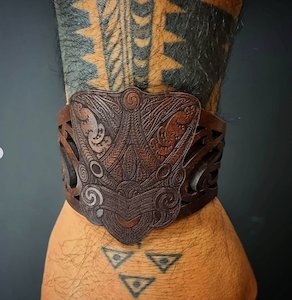 Leather Cuff - Wheku Puhoro