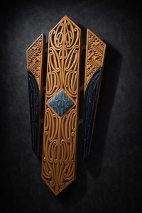 All: Kowhaiwhai Panel Huia Key