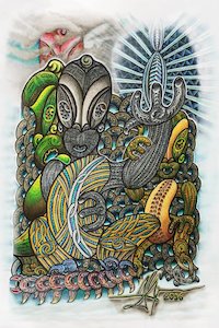 Mahi A Atua: Uepoto - Paper Print