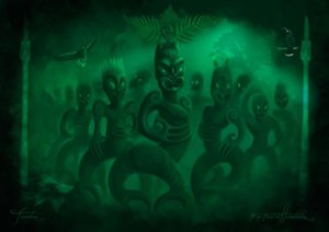 Mahi A Atua: Te-Ope-Tauaa-Haumietiketike - Paper Print