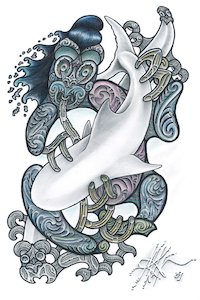 Mahi A Atua: Tangaroa - Paper Print