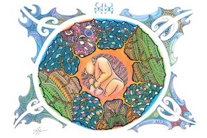 Mahi A Atua: Ruaumoko - Paper Print