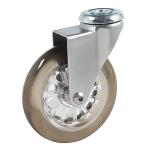 Products: Bolt Hole Castor 100mm Polyurethane 60kg – DCBH100PU - Rex Industrial Equipment NZ