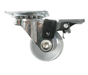 Products: Swivel Plate Brake Castor 35mm Polyurethane 40kg – EHI35DCPB - Rex Industrial Equipment NZ