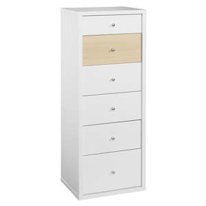 Bedroom Furniture: Cosmo 6-Drawer Slimboy