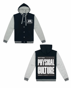 318 Merch: 318 Letterman Hood Jacket