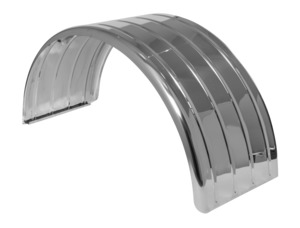 Products: Stainless Steel Ribbed Mudguard - Singles - Rhino Manufacturing NZ