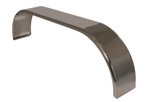Products: Light Trailer - Tandem round stainless steel mudguards - Rhino Manufacturing NZ
