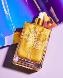 Bopo Women: Bopo Women Body Oil 100ml - Gold Summer Solstice