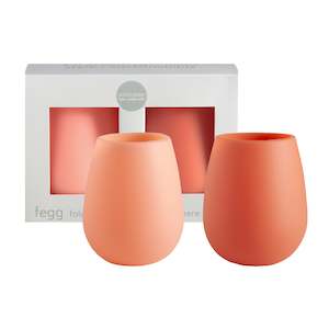 Porter Green | Fegg | Silicone Unbreakable Glasses | Terra + Peach