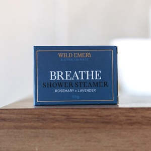 Bathroom: Wild Emery BREATHE Shower Steamer