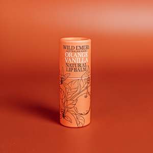 Wild Emery Orange Vanilla Natural Lip Balm