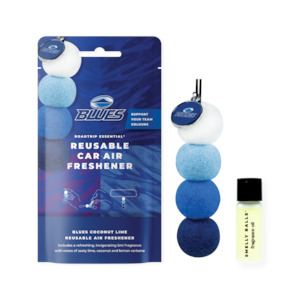 Products: Reusable Car Air Freshener AUCKLAND BLUES - Coconut + Lime