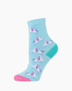 Kids: Bamboozld Kids Unicorn Bamboo Socks - S4-6