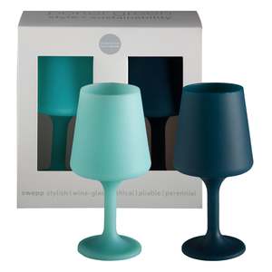 Homeware: Porter Green | Swepp | Silicone Unbreakable Wine Glasses | Mist + Ink