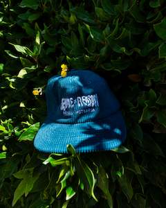 Cord 6 panel Cap - Blue