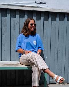 Merch: Can Tab Tee - Purple/White