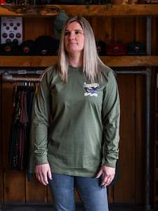 Long Sleeve Hoodies: Shark Car Base Long Sleeve