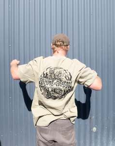 Merch: Skeleton tee - Eucalyptus