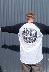 Merch: Raglan tee - White