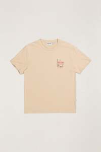 Bike Wanderer Ss T-Shirt Sand
