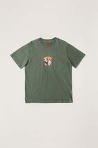 Mens T Shirts: Portico Vintage Ss T-Shirt Forest