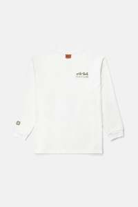 Mens T Shirts: Grange Loose Fit Ls T-Shirt Ecru