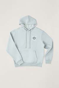 Mens Fleece: Surf Essentials Fleece Hood Seafoam