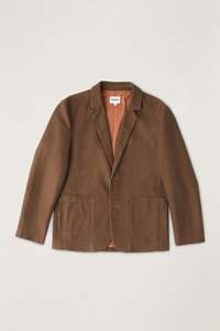 Mens Jackets: Palmer Blazer Burnt Tobacco