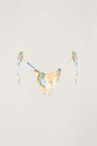 New Swim Arrivals: Blanca Floral Gathered Tie Side Itsy Pant Olive