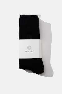 Rhythm Socks: Classic 3-Pack Socks - Black