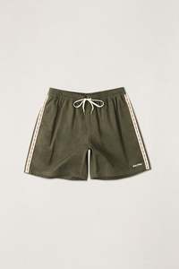 Mens Best Sellers: Woven Tape Beach Short Olive