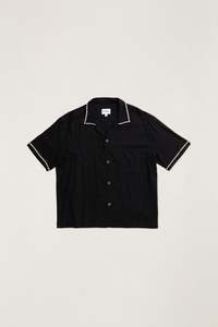Mens New Arrivals: Diego Ss Shirt Black