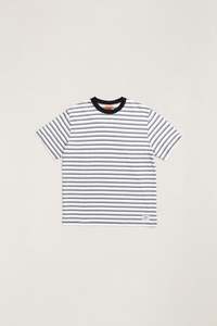Mens New Arrivals: Vintage Stripe Ss T-Shirt Natural
