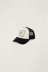 Mens Headwear: Tiger Trucker Cap Black