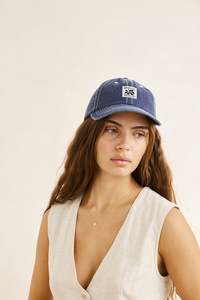 Womens Headwear: Bayside Cap Dark Blue