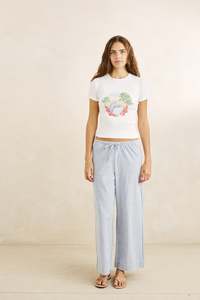 Womens T Shirts: Dolphin Everyday Tee White