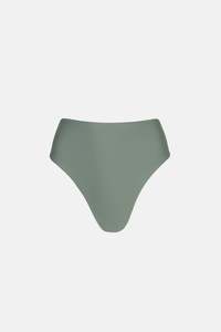 Classics Swimwear: Classic Hi Waist Pant Olive