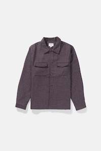 Mens Sale All: Check Overshirt Plum