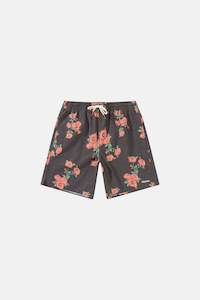 Mens Sale All: Floral Beach Short Vintage Black