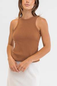 Under30 Womens: Classic Tank Top Caramel