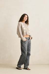 Womens Pants: Storm Mid-Rise Jean Black Wash