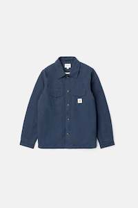 Sherpa Lined Work Shirt Navy