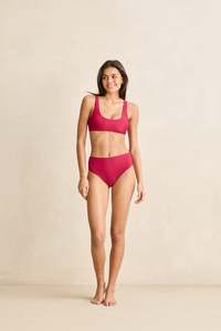 New Swim Arrivals: Classic Hi Waist Pant Sangria
